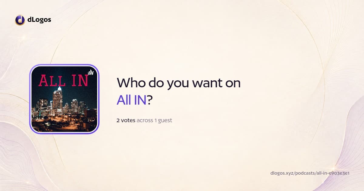 Podcast card: All IN on dLogos