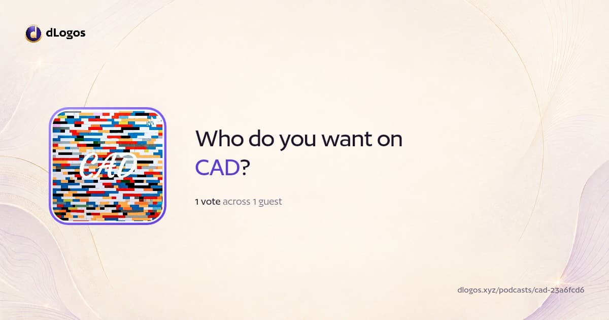 Podcast card: CAD on dLogos