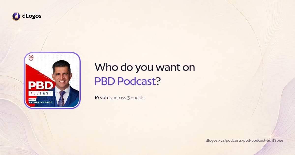 Podcast card: PBD Podcast on dLogos