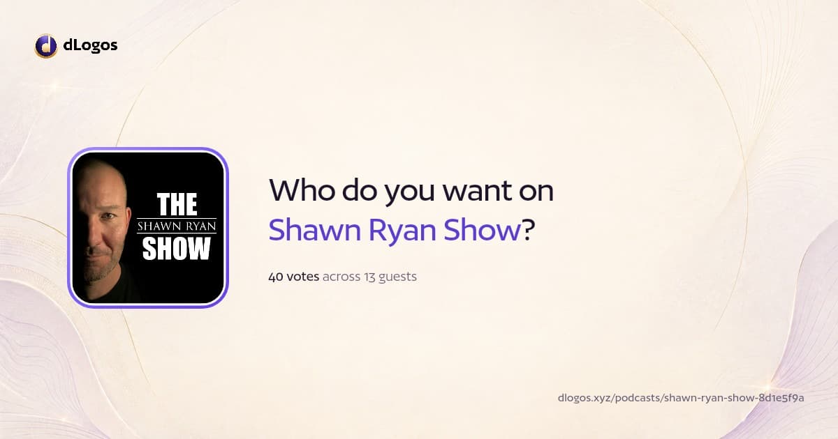 Podcast card: Shawn Ryan Show on dLogos