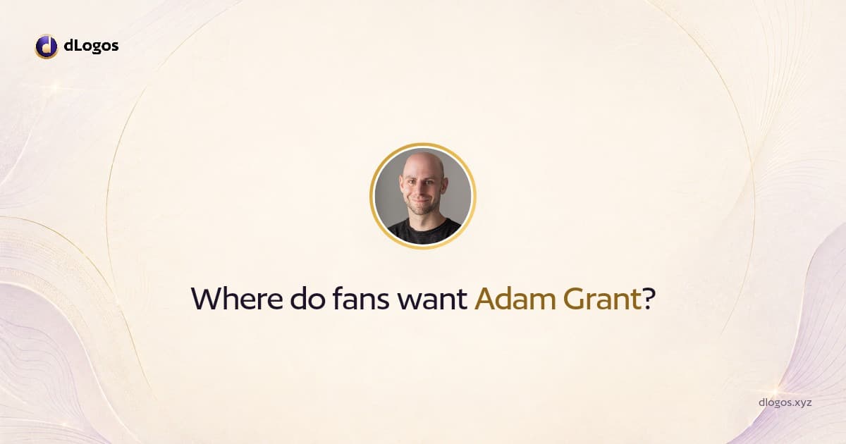 Speaker card: Adam Grant on dLogos