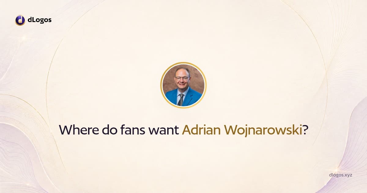 Speaker card: Adrian Wojnarowski on dLogos