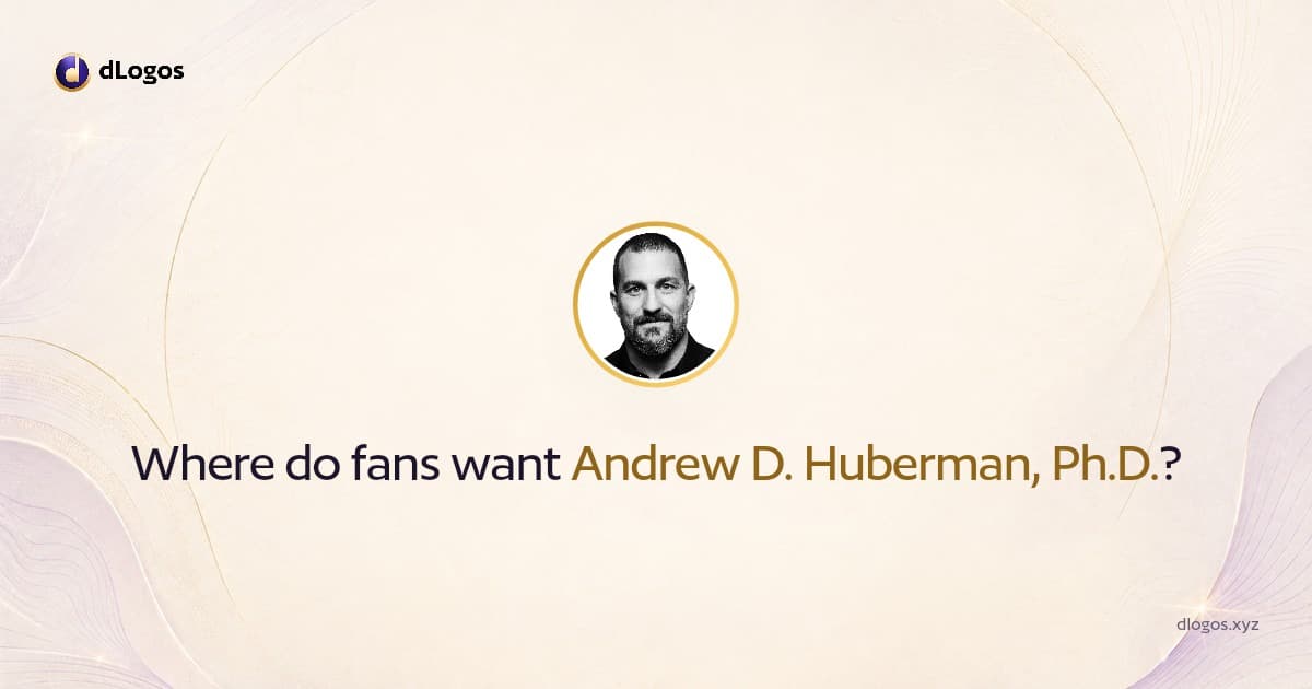 Speaker card: Andrew D. Huberman, Ph.D. on dLogos