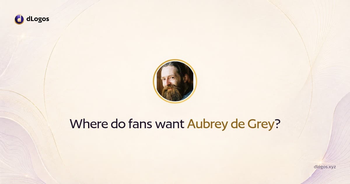 Speaker card: Aubrey de Grey on dLogos