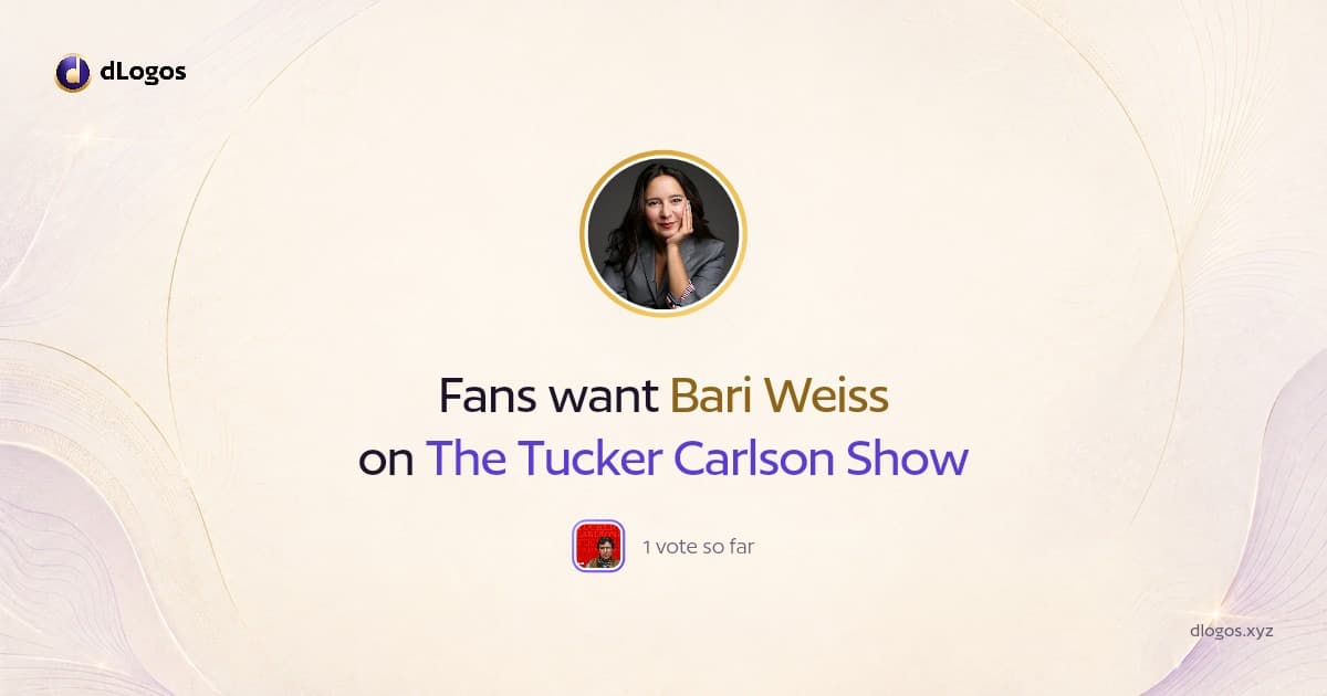Speaker card: Bari Weiss on dLogos