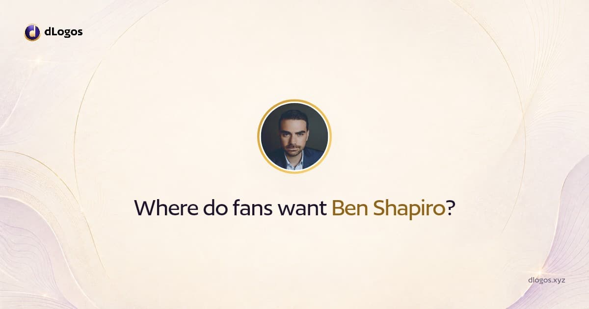 Speaker card: Ben Shapiro on dLogos