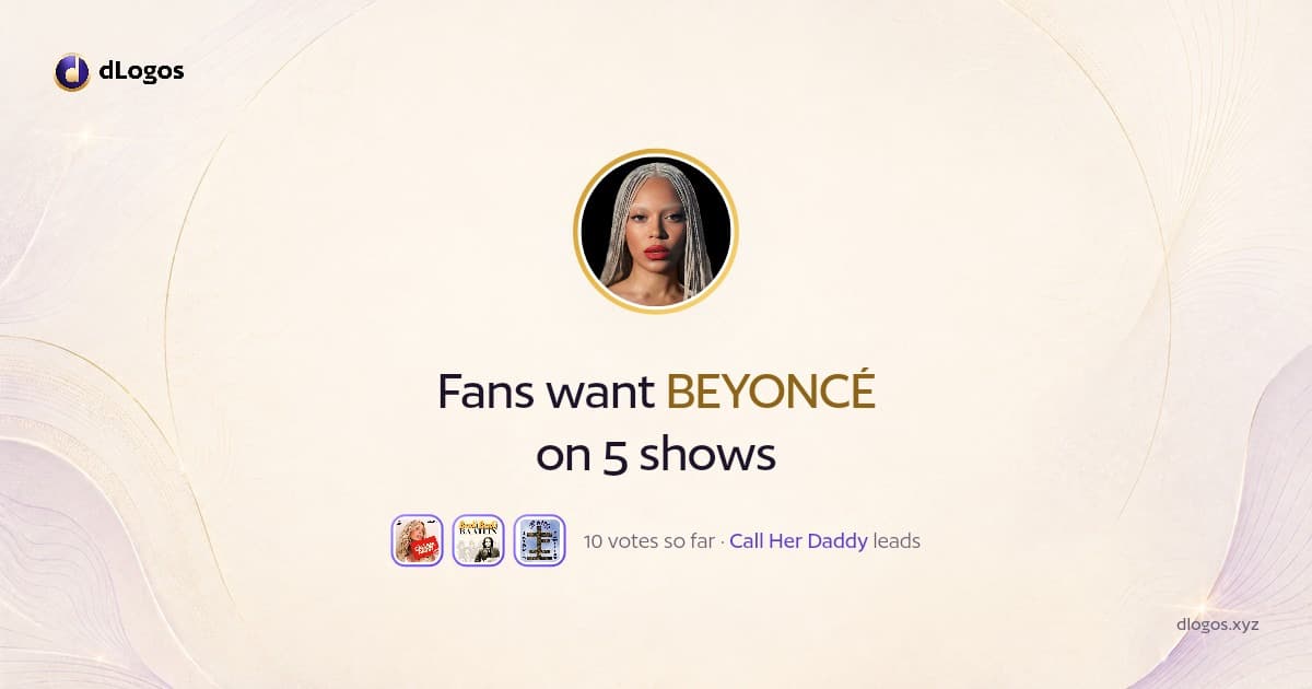 Speaker card: BEYONCÉ on dLogos