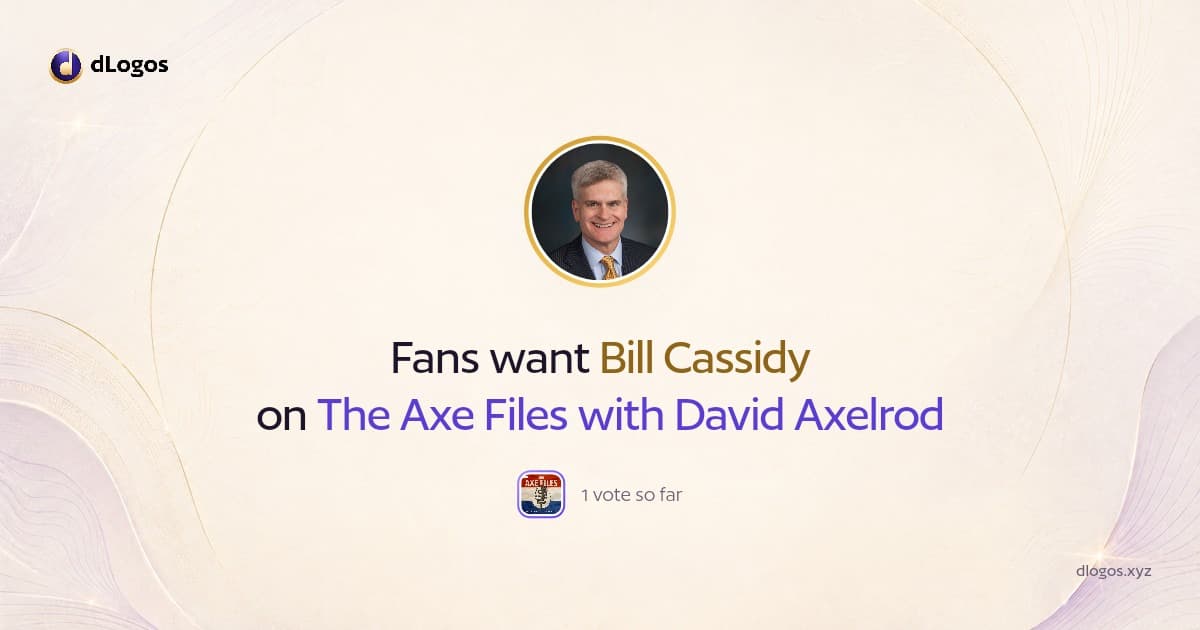 Speaker card: Bill Cassidy on dLogos