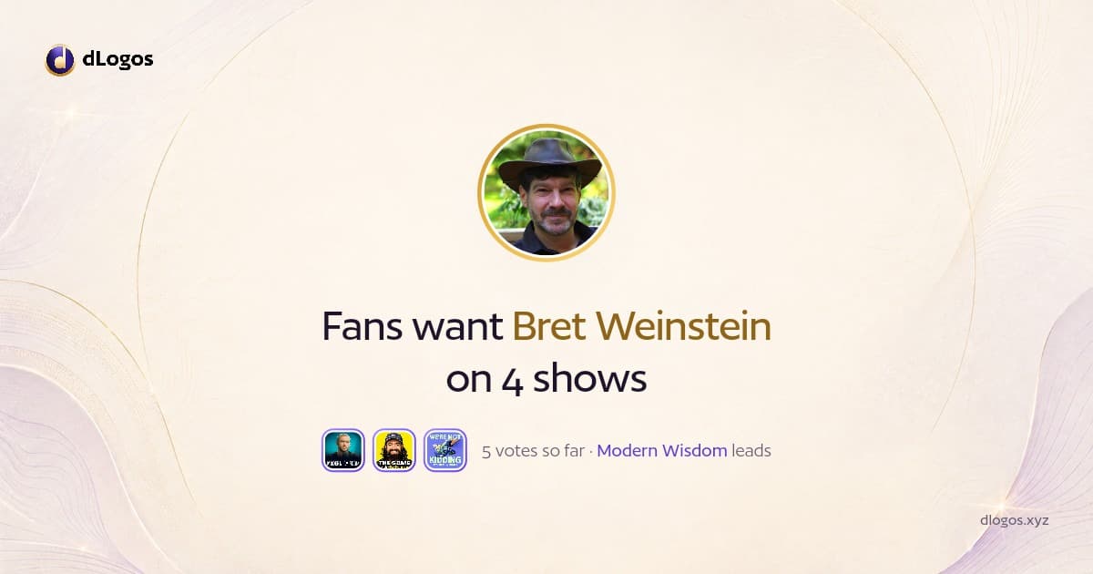 Speaker card: Bret Weinstein on dLogos