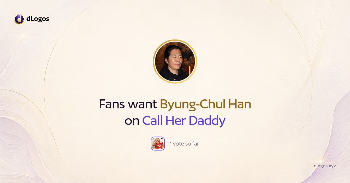 Speaker card: Byung-Chul Han on dLogos