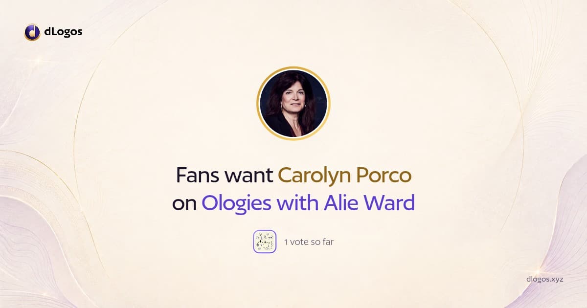 Speaker card: Carolyn Porco on dLogos