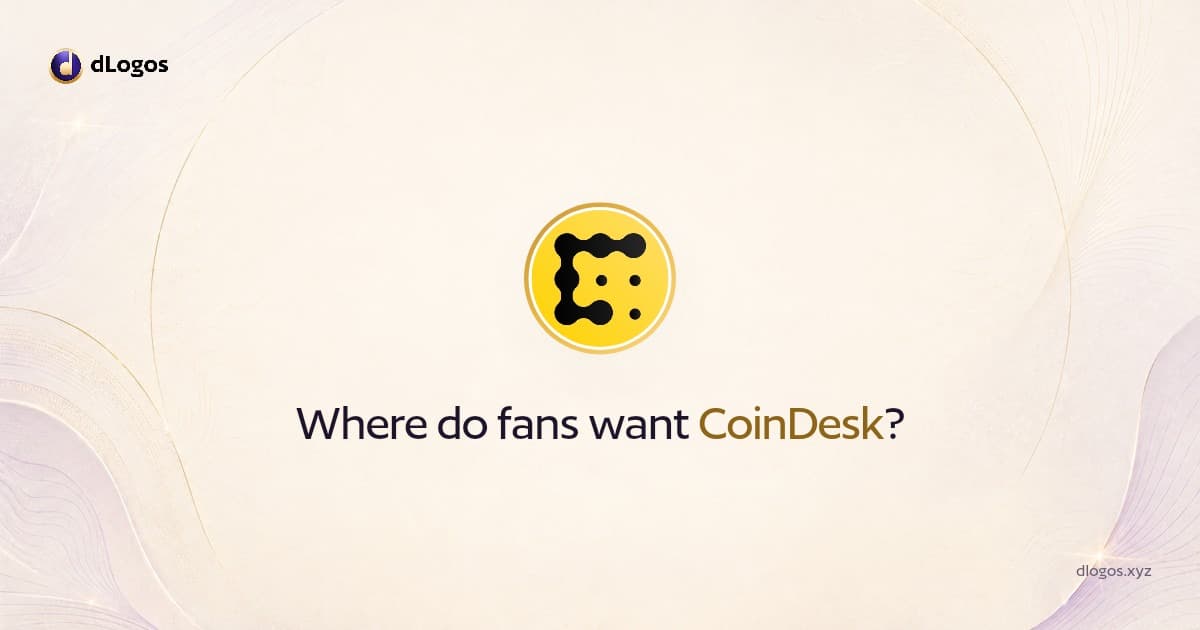 Speaker card: CoinDesk on dLogos