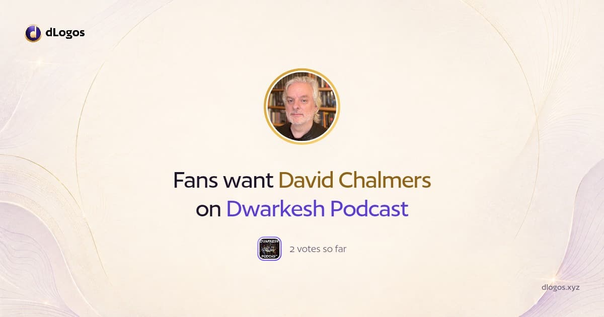 Speaker card: David Chalmers on dLogos