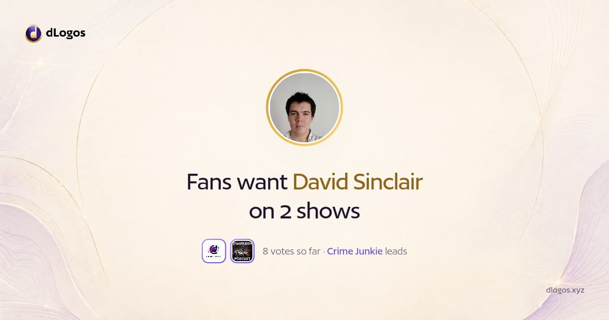 Speaker card: David Sinclair on dLogos