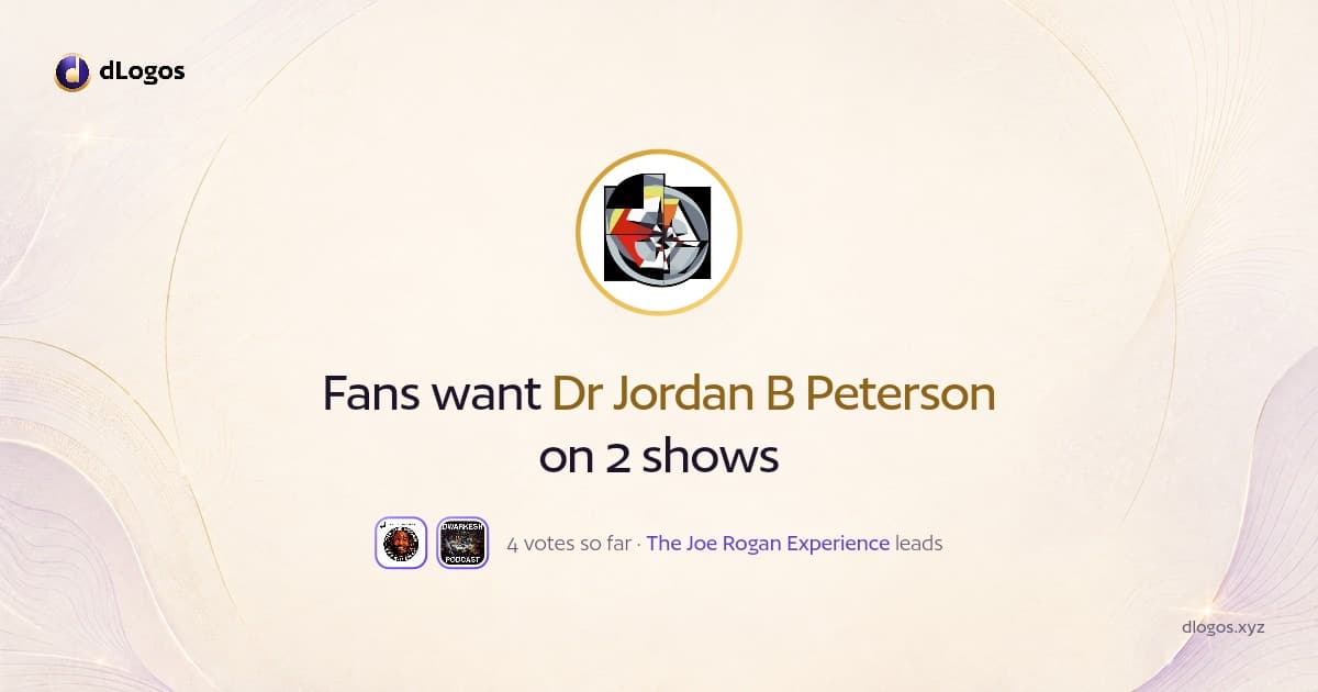 Speaker card: Dr Jordan B Peterson on dLogos