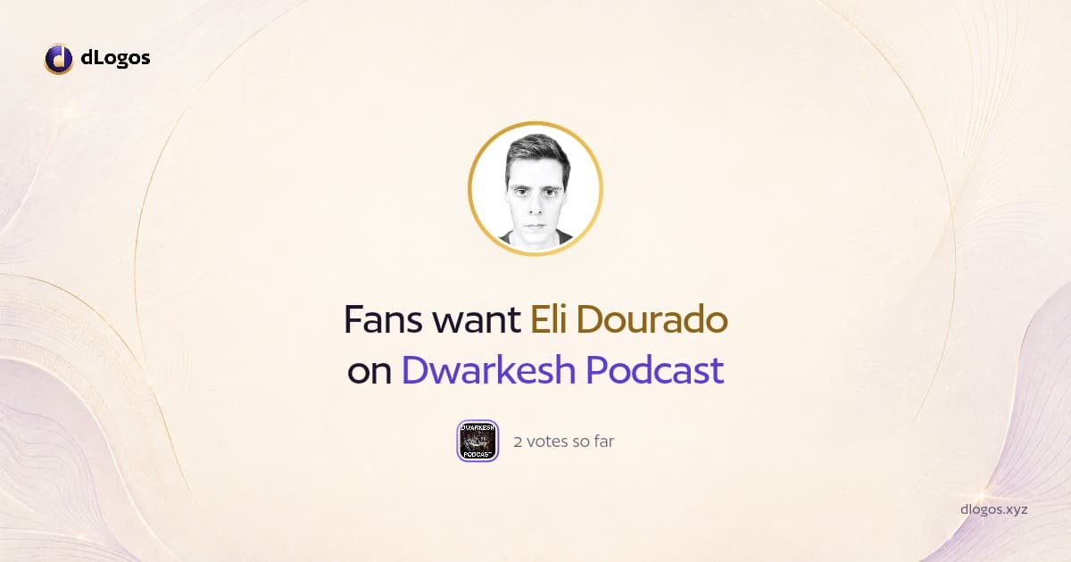 Speaker card: Eli Dourado on dLogos
