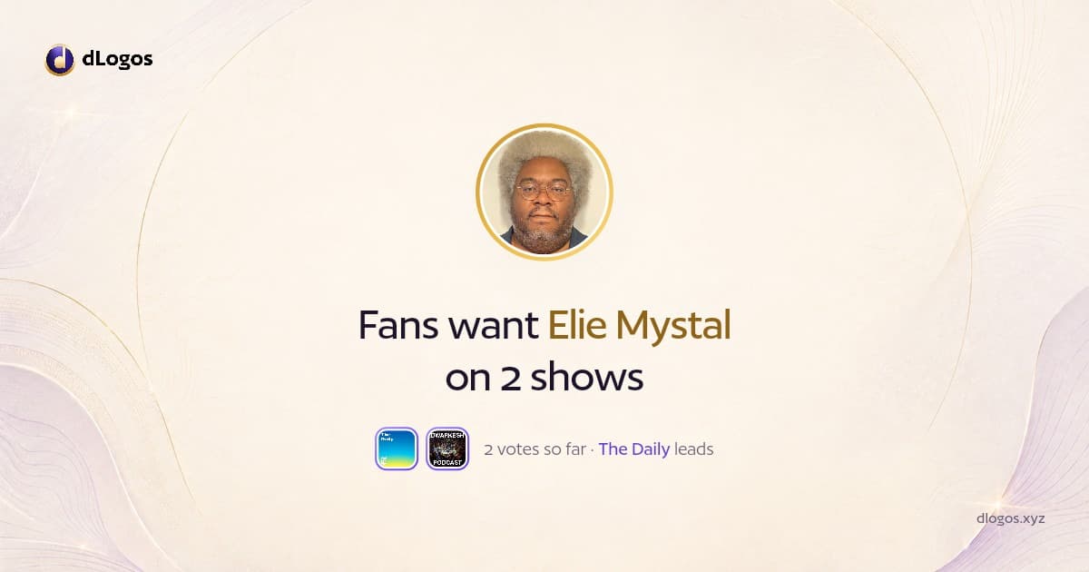 Speaker card: Elie Mystal on dLogos