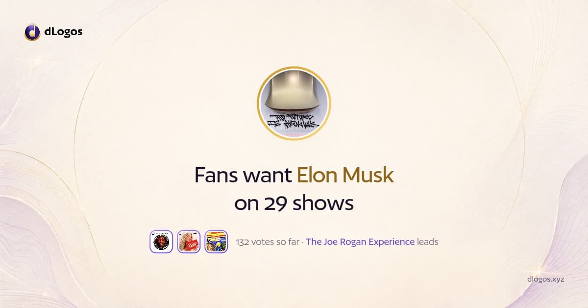 Speaker card: Elon Musk on dLogos