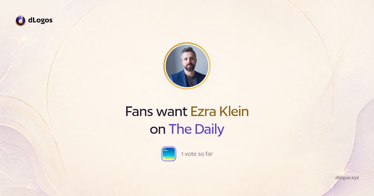 Speaker card: Ezra Klein on dLogos