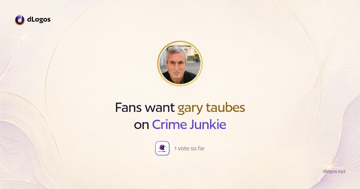 Speaker card: gary taubes on dLogos