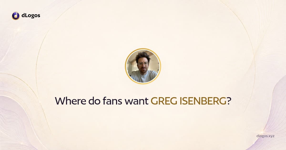 Speaker card: GREG ISENBERG on dLogos