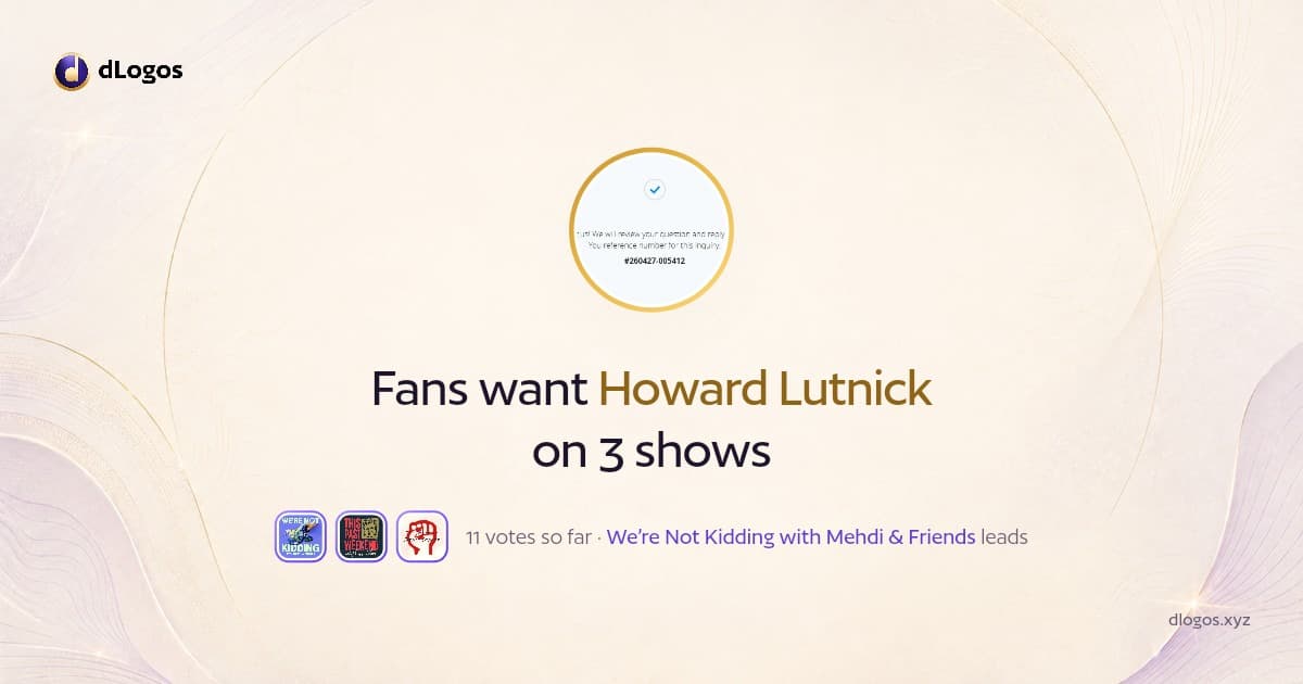 Speaker card: Howard Lutnick on dLogos