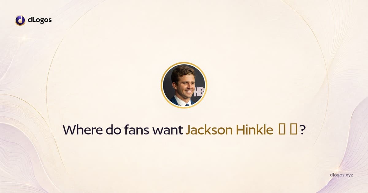 Speaker card: Jackson Hinkle 🇺🇸 on dLogos