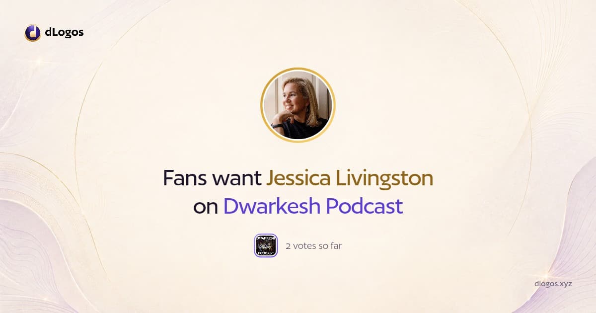 Speaker card: Jessica Livingston on dLogos