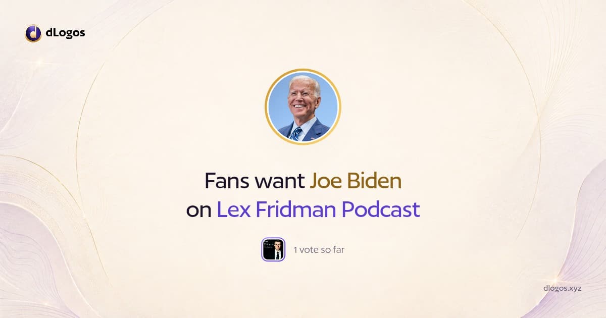 Speaker card: Joe Biden on dLogos