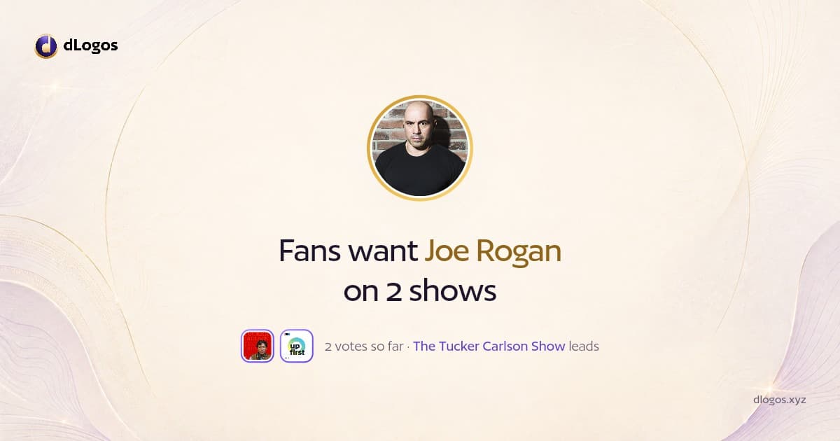 Speaker card: Joe Rogan on dLogos