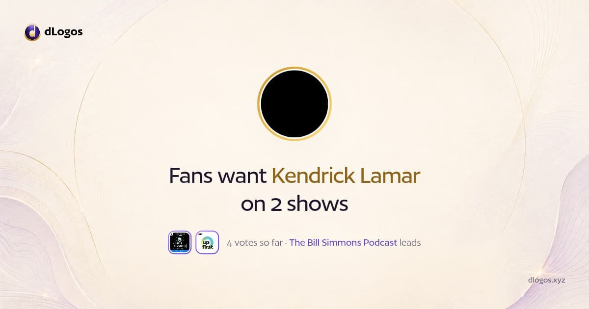 Speaker card: Kendrick Lamar on dLogos
