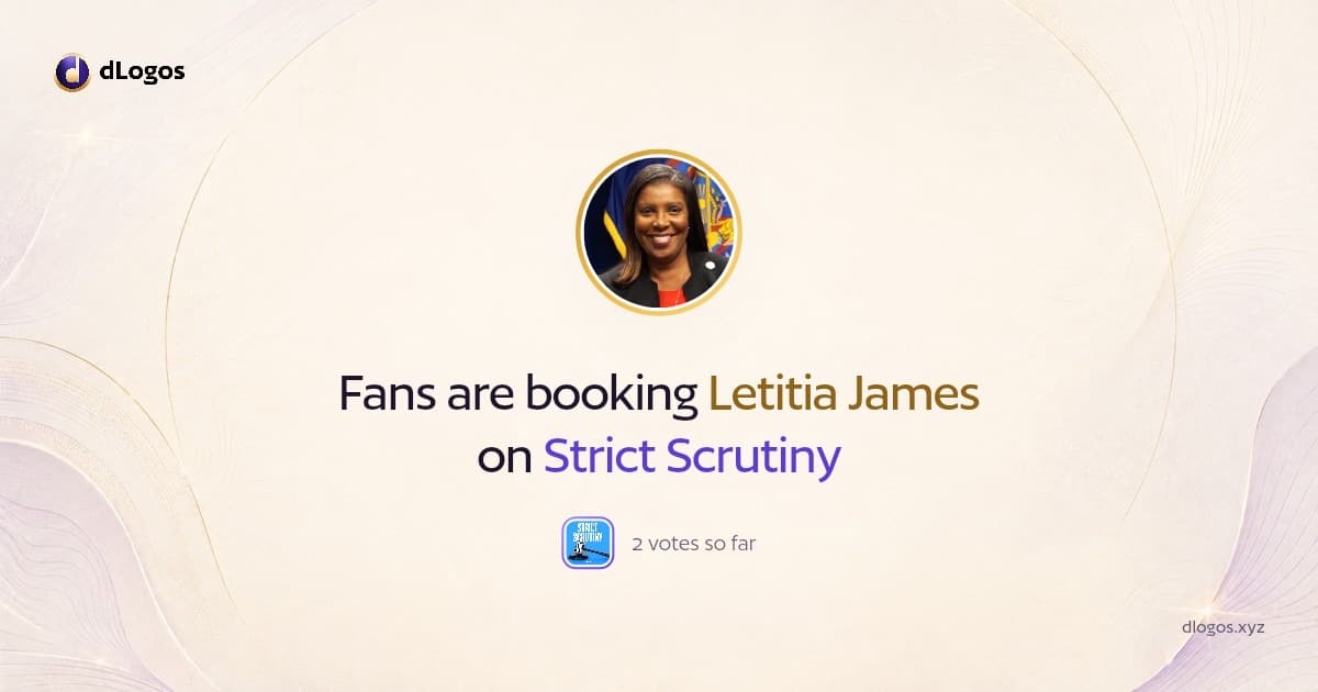 Speaker card: Letitia James on dLogos