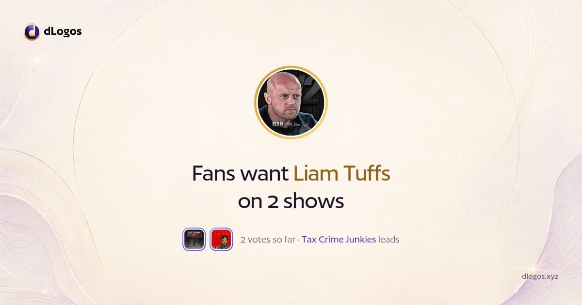 Speaker card: Liam
Tuffs on dLogos