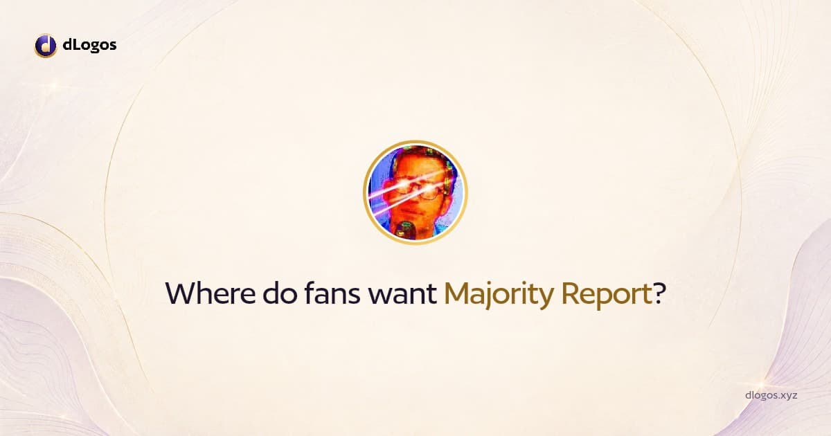Speaker card: Majority Report on dLogos