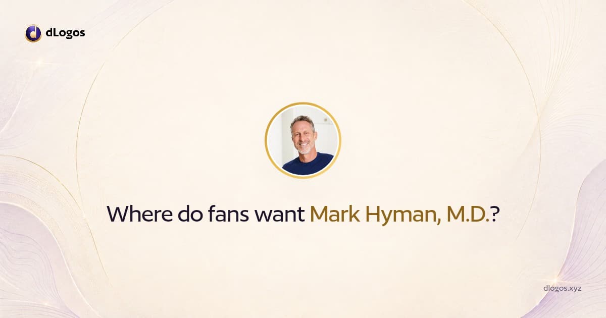 Speaker card: Mark Hyman, M.D. on dLogos