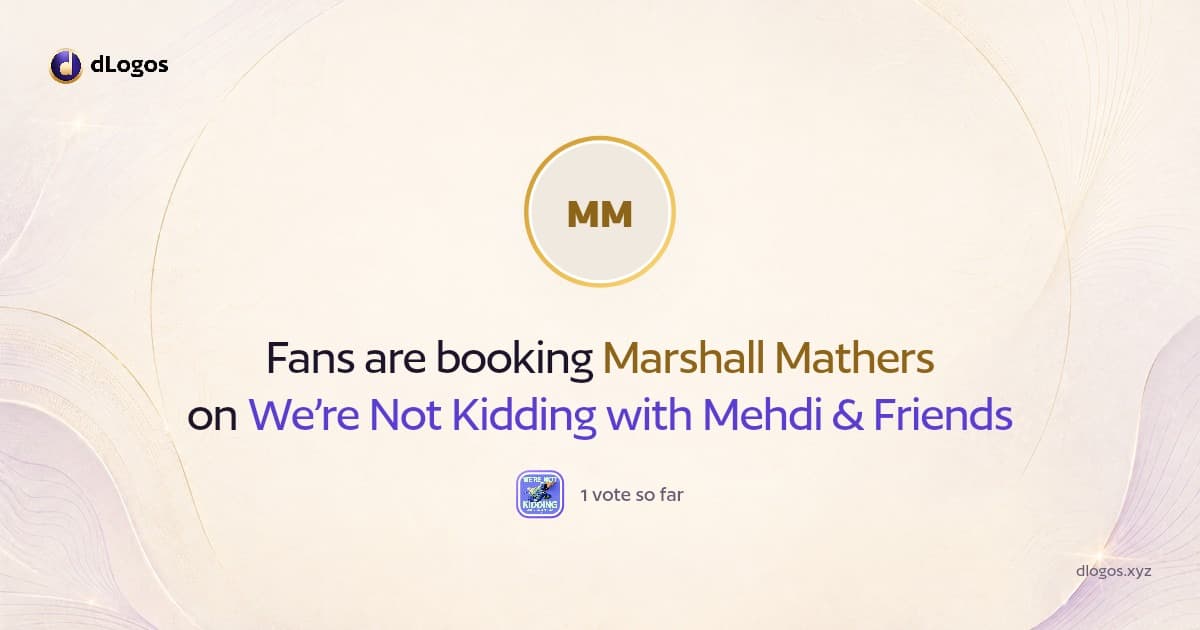 Speaker card: Marshall Mathers on dLogos