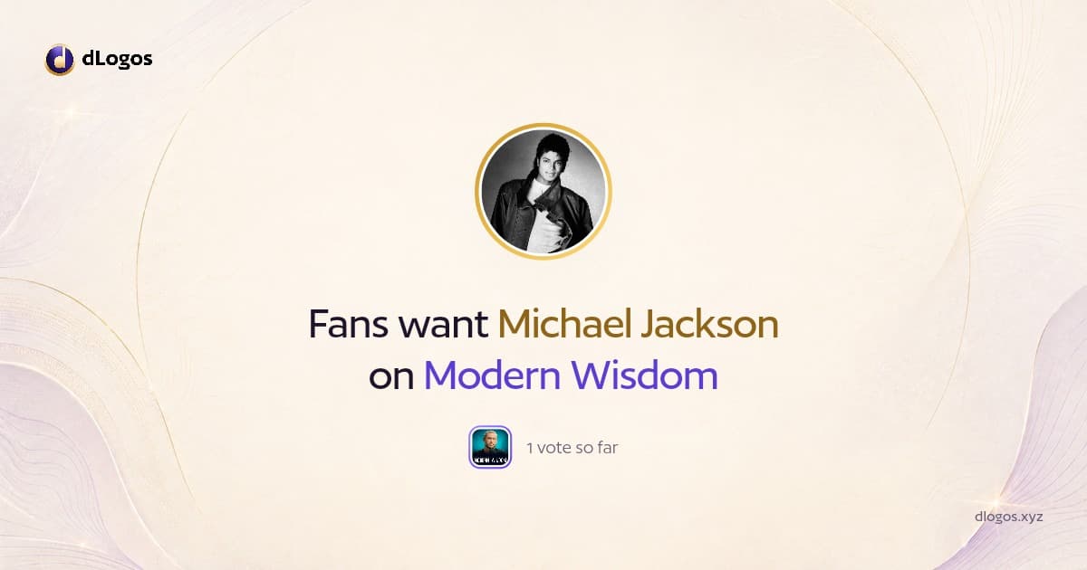 Speaker card: Michael Jackson on dLogos