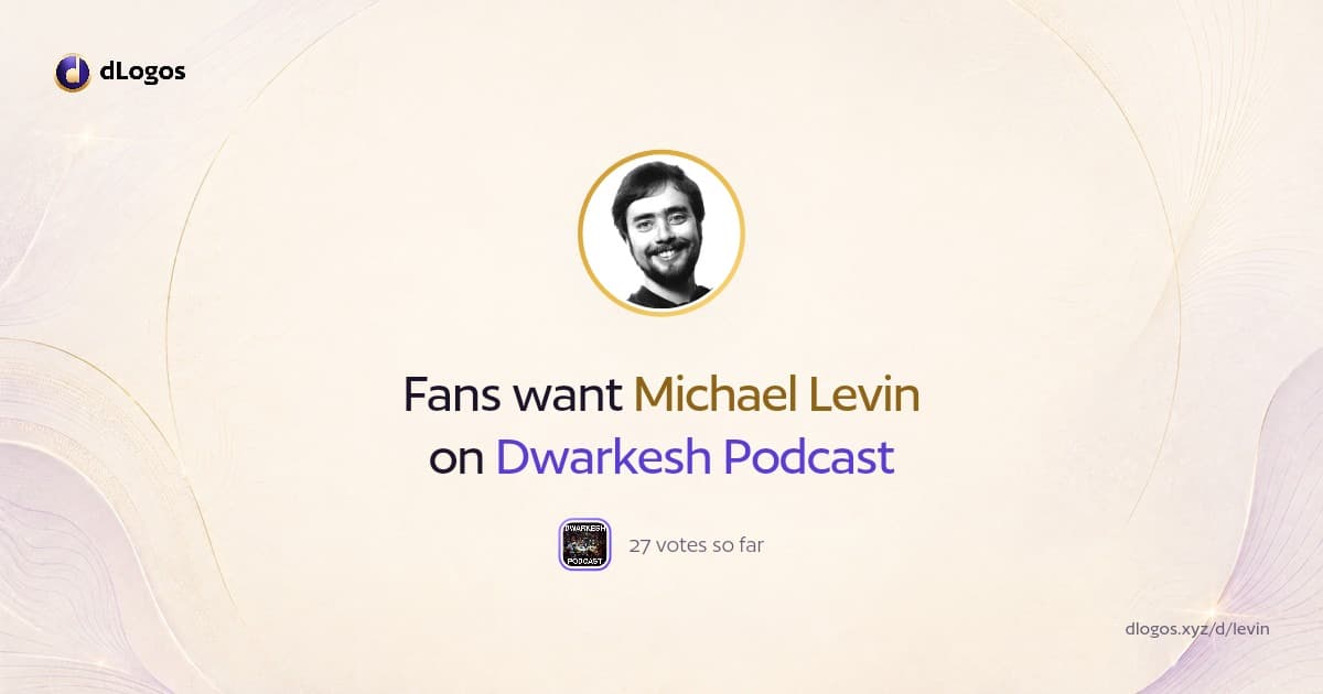 Speaker card: Michael Levin on dLogos