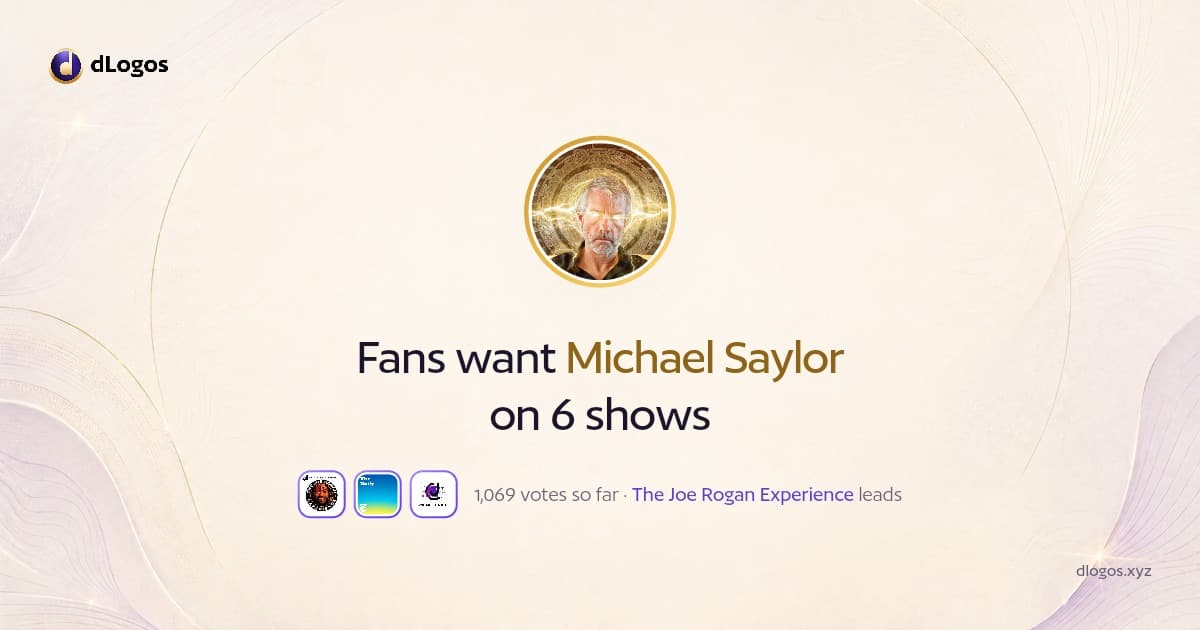 Speaker card: Michael Saylor on dLogos