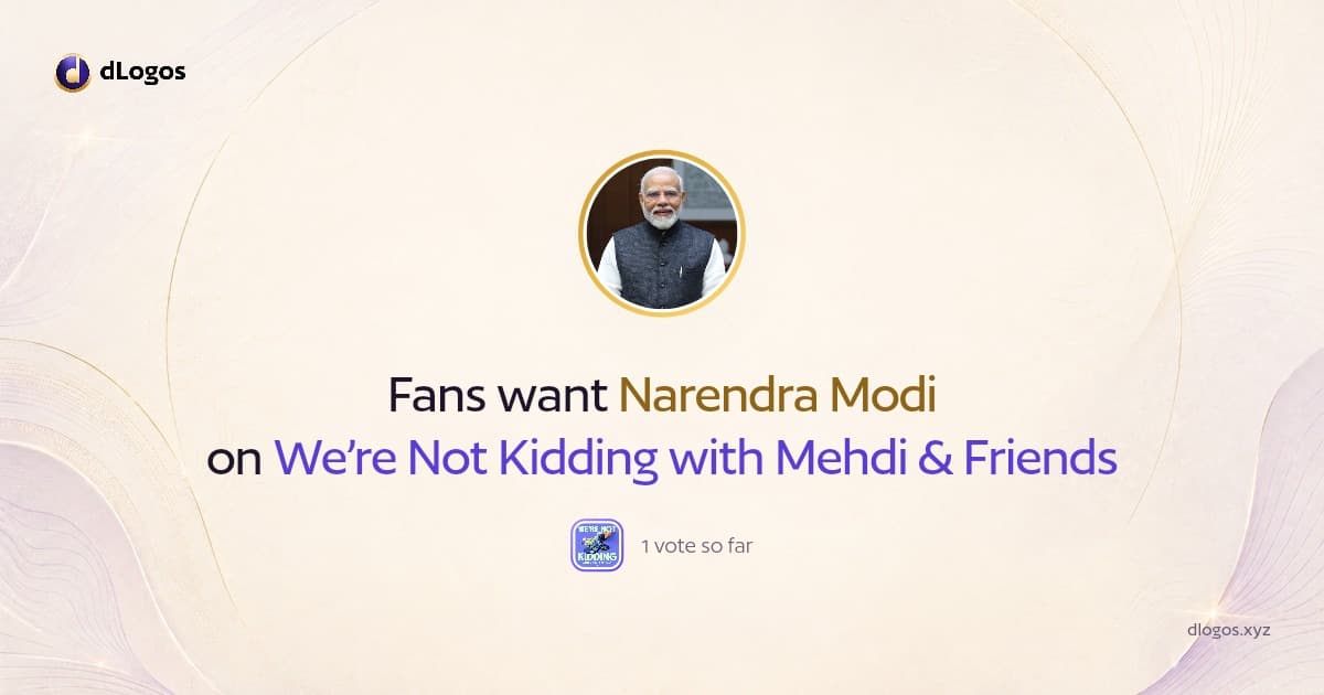 Speaker card: Narendra Modi on dLogos