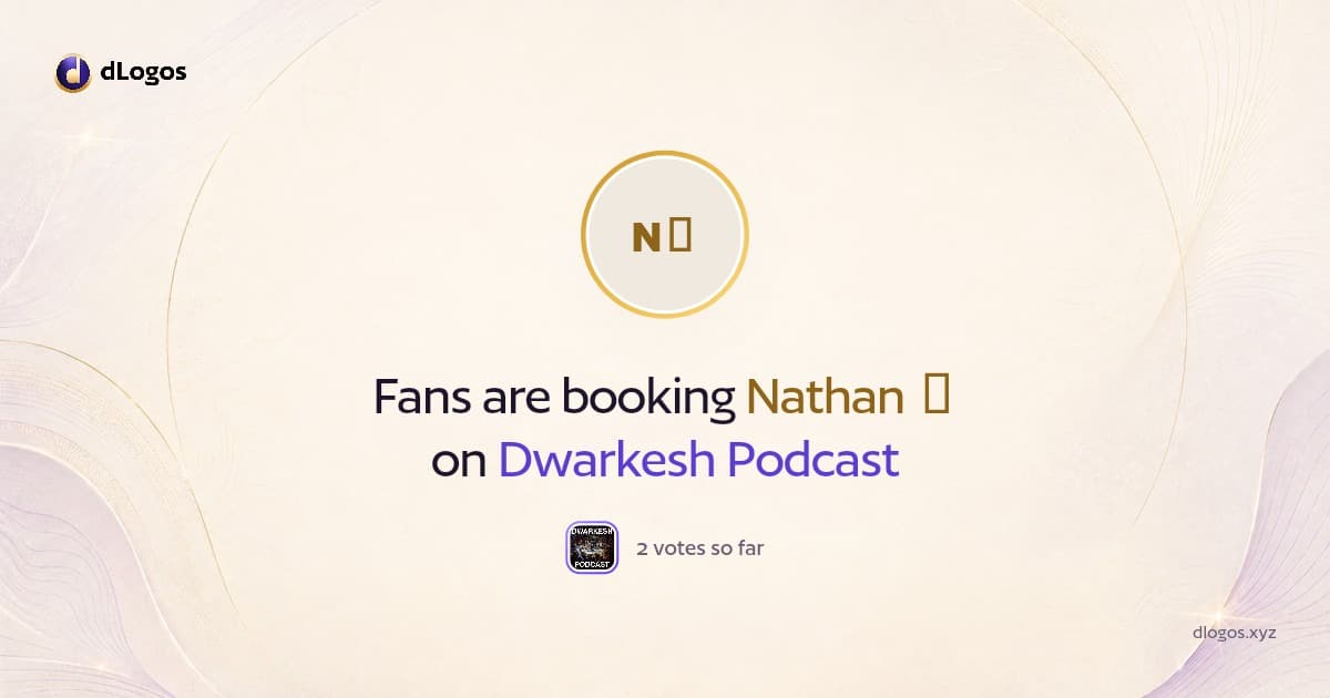 Speaker card: Nathan ๐ on dLogos