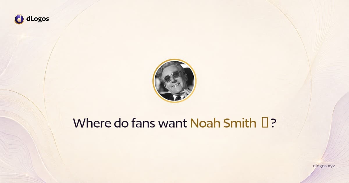 Speaker card: Noah Smith π on dLogos