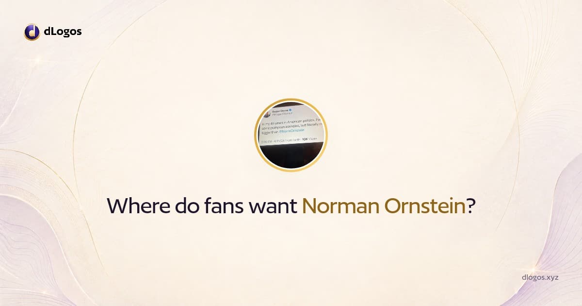 Speaker card: Norman Ornstein on dLogos