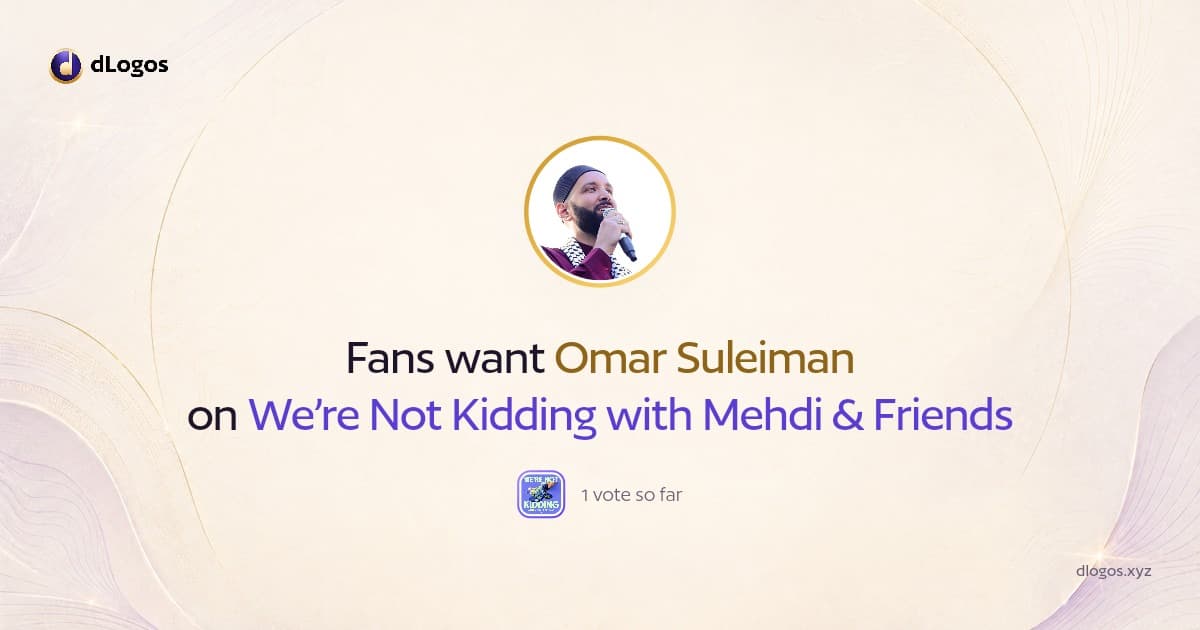 Speaker card: Omar Suleiman on dLogos