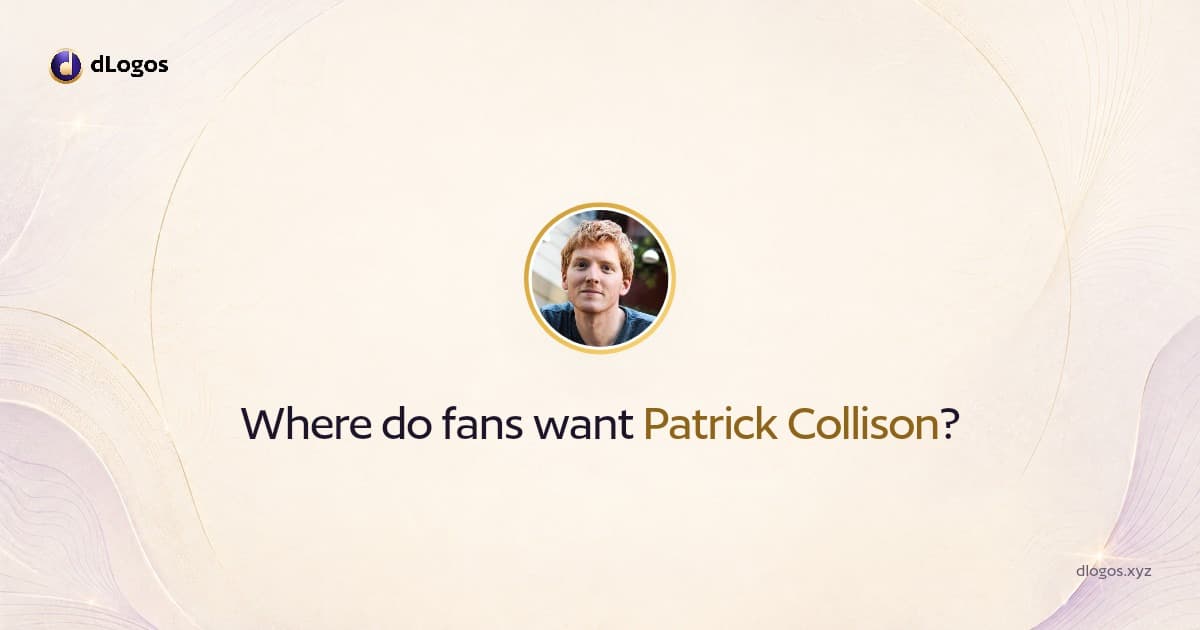 Speaker card: Patrick Collison on dLogos