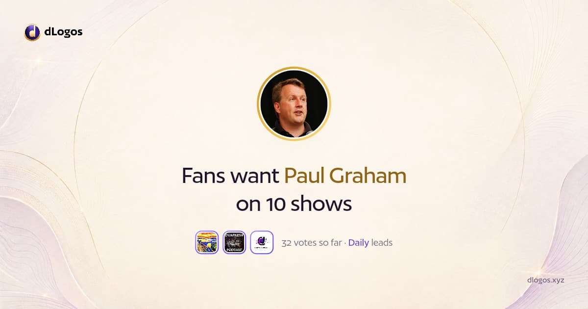 Speaker card: Paul Graham on dLogos