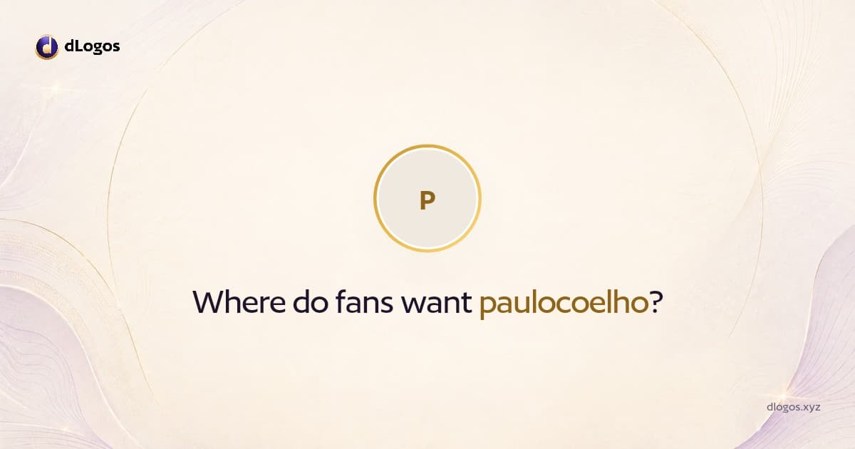 Speaker card: paulocoelho on dLogos