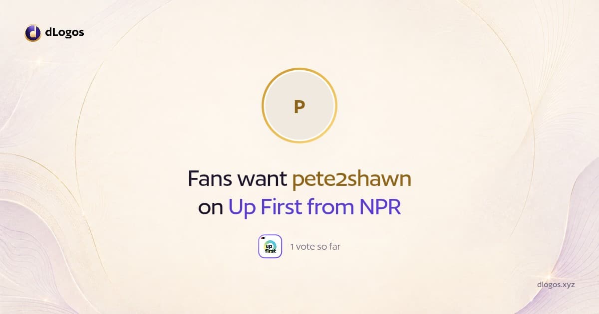 Speaker card: pete2shawn on dLogos