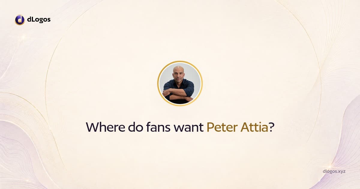 Speaker card: Peter Attia on dLogos