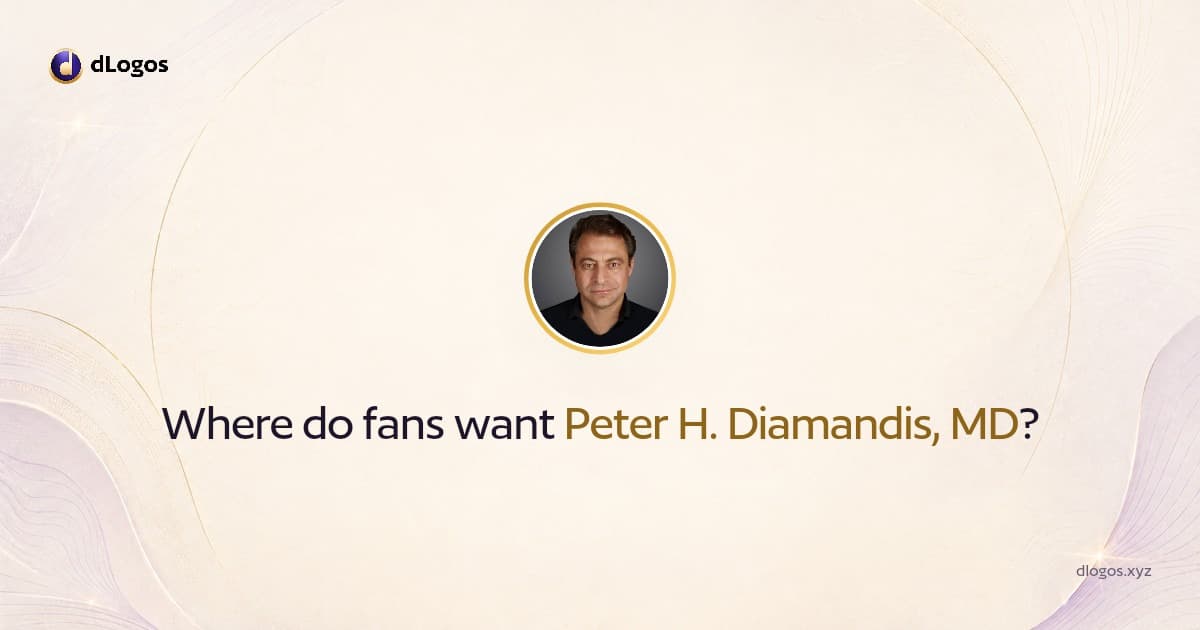 Speaker card: Peter H. Diamandis, MD on dLogos